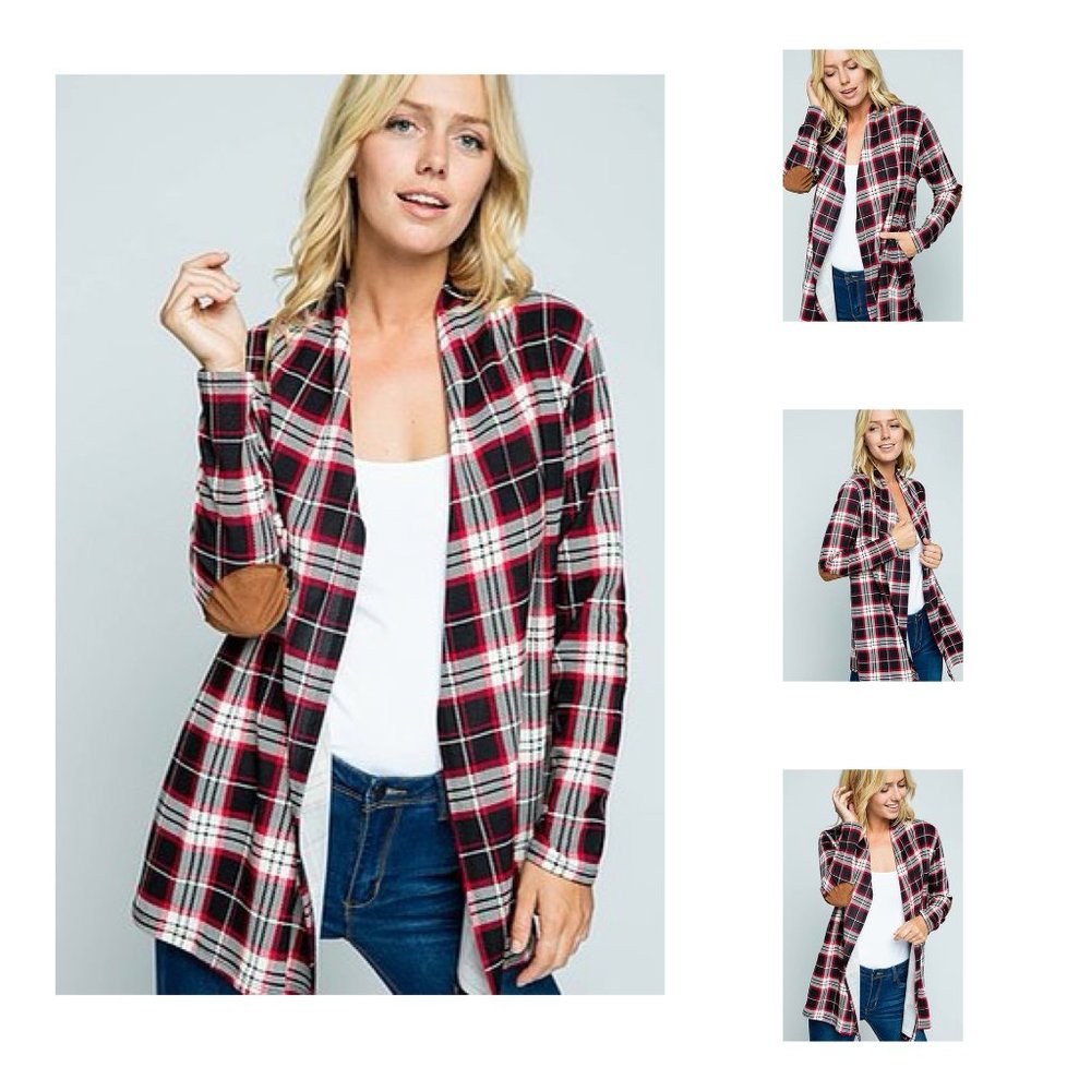Plaid & Patches Top